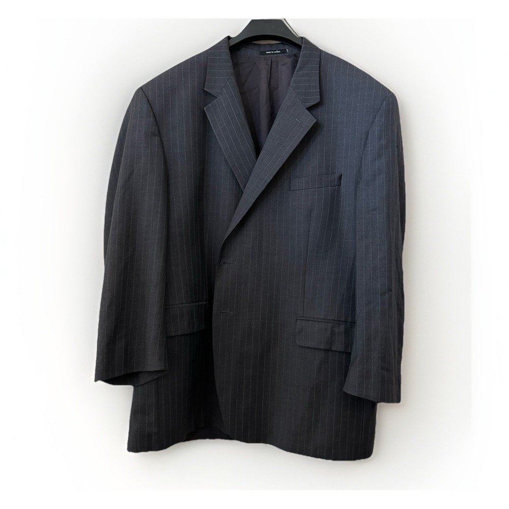 Lauren Ralph Lauren Men's Wool‎ Pinstripe Blazer Sport Coat Jacket 52R 2-Button